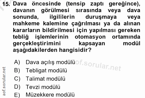 Soru 15
