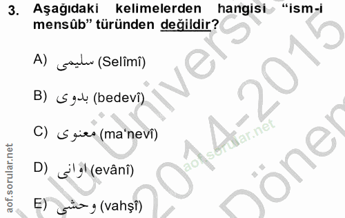 Soru 3