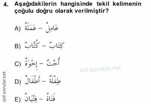 Soru 4