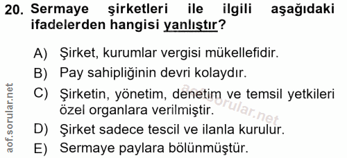 Soru 20