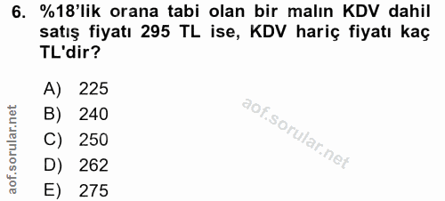 Soru 6