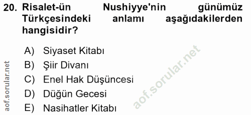 Soru 20