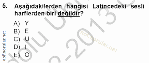Soru 5