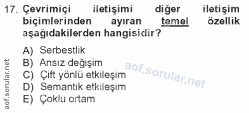 Soru 17