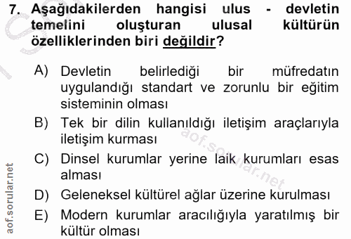 Soru 7
