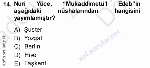 Soru 14