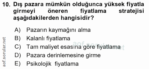 Soru 10