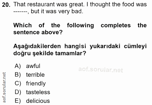 Soru 20