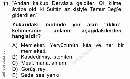 Soru 11