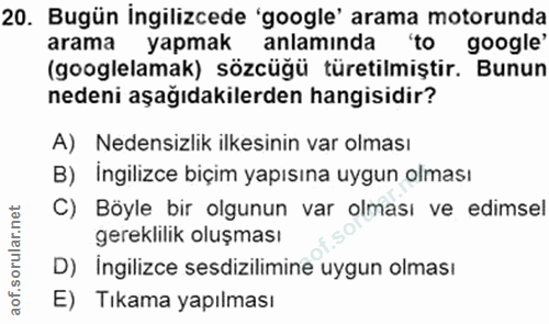 Soru 20