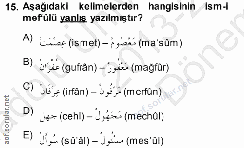 Soru 15