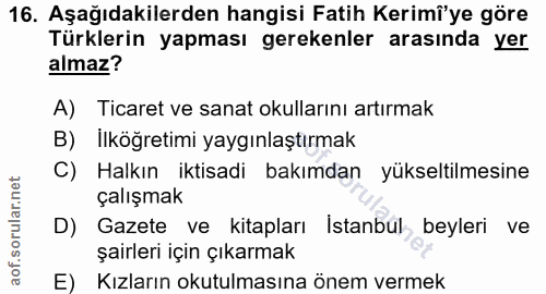 Soru 16