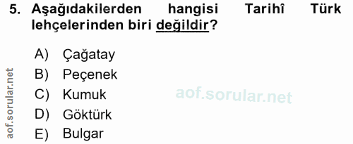 Soru 5