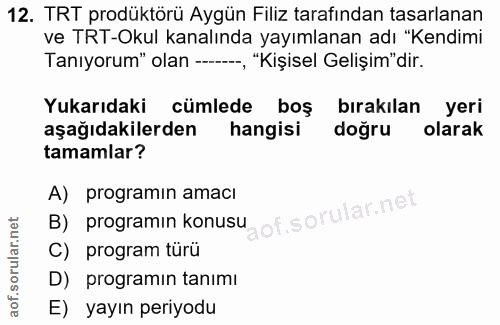Soru 12