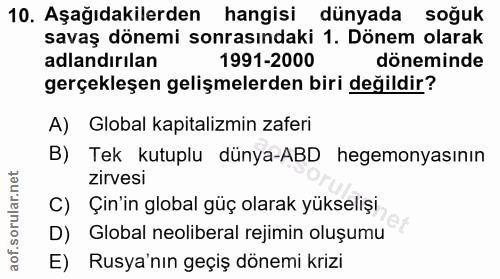 Soru 10