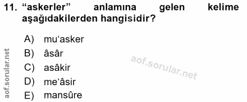 Soru 11