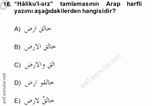 Soru 16