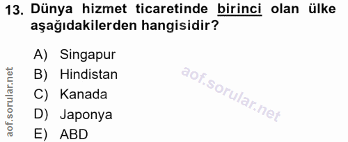 Soru 13