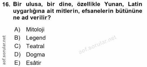 Soru 16