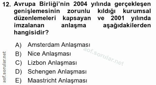 Soru 12