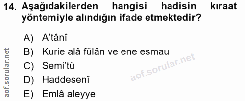 Soru 14