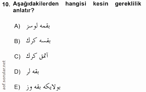 Soru 10