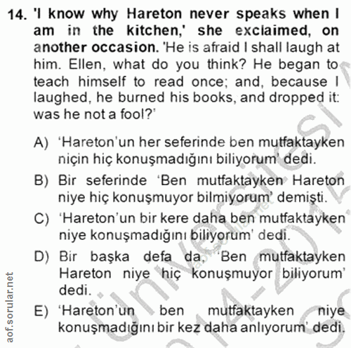 Soru 14