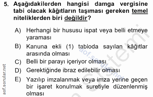 Soru 5