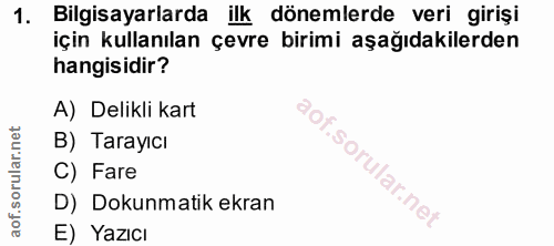 Soru 1