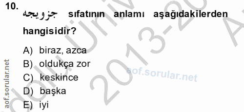 Soru 10