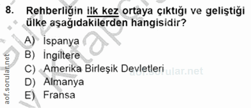 Soru 8