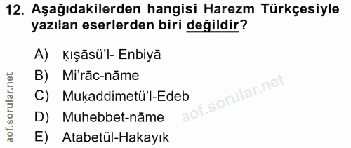 Soru 12