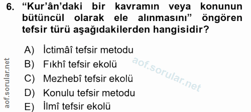 Soru 6