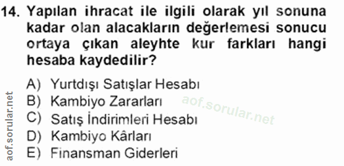 Soru 14