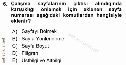 Soru 6
