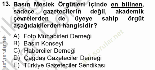 Soru 13