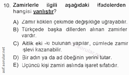 Soru 10