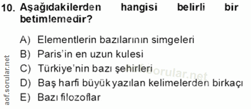 Soru 10