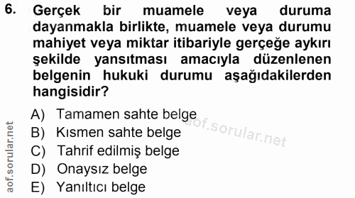 Soru 6