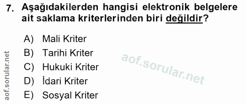 Soru 7