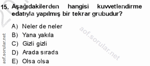 Soru 15