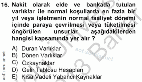 Soru 16