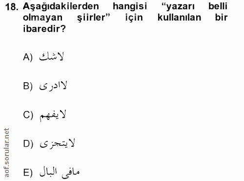 Soru 18