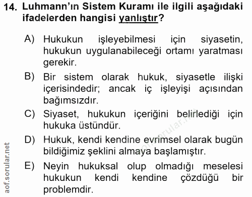 Soru 14