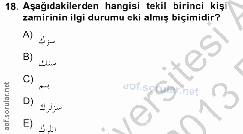 Soru 18