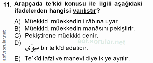 Soru 11