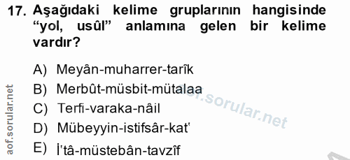 Soru 17