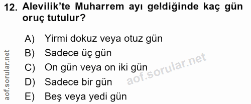 Soru 12