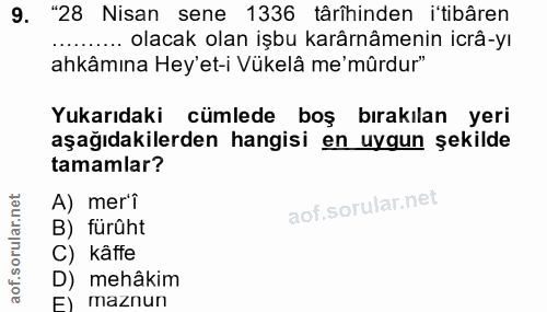 Soru 9