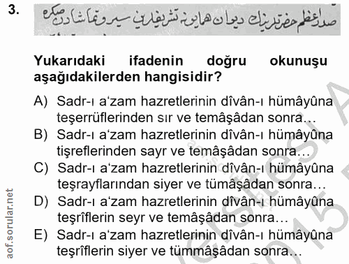 Soru 3